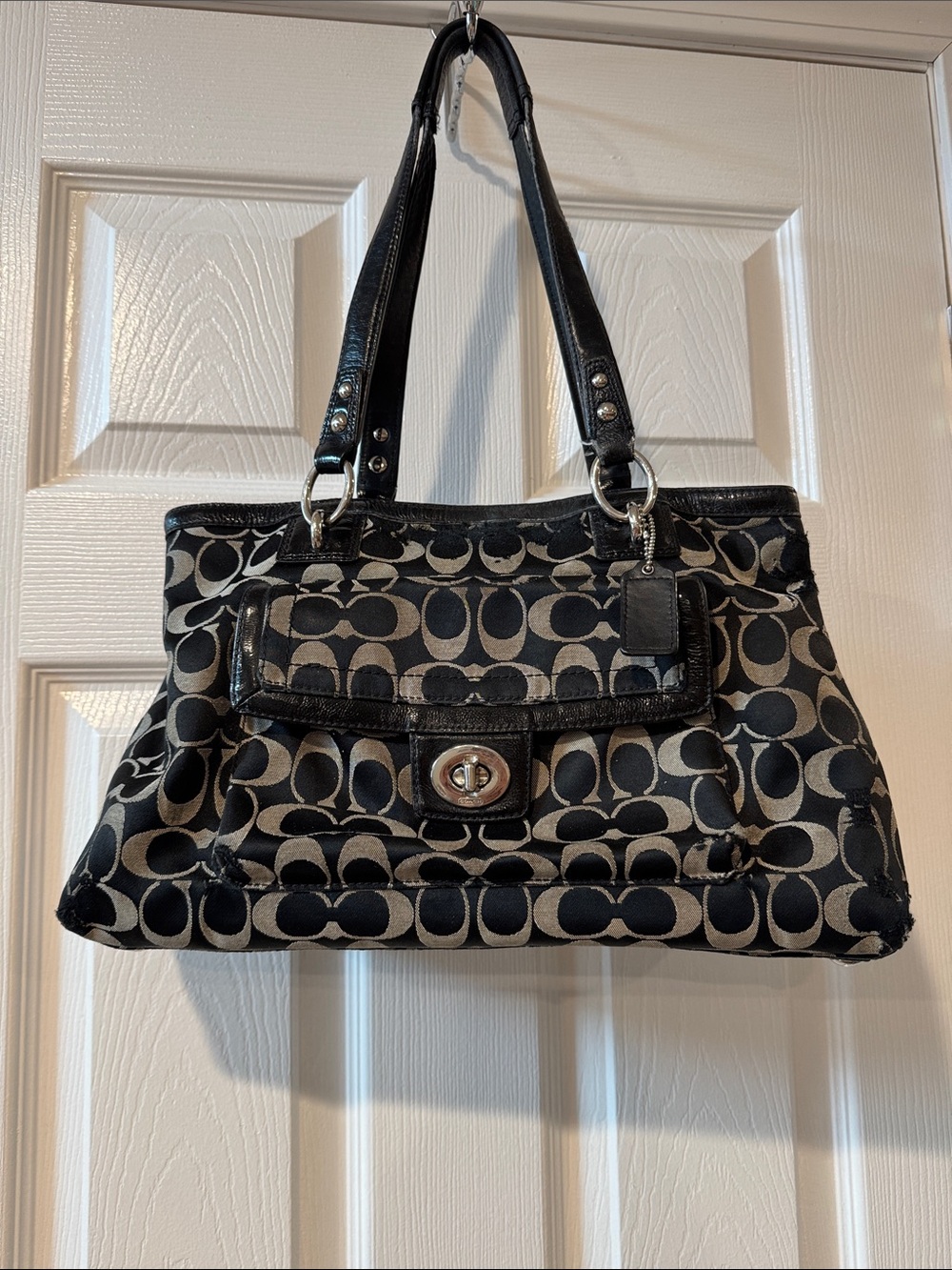 Vintage Coach Penelope Signature Satchel